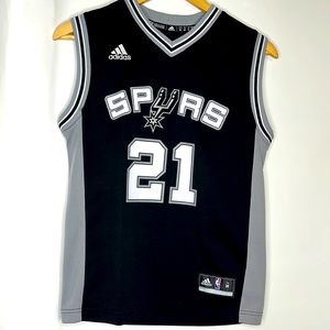 Adidas San Antonio Spurs Jersey Youth Medium Duncan #21